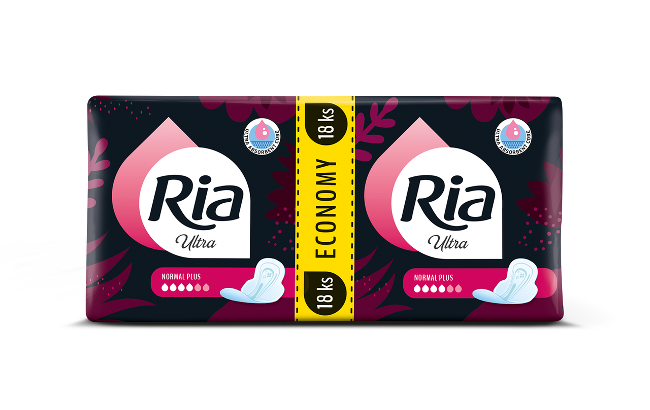 Ria Ultra Normal Plus dámské vložky 18 ks