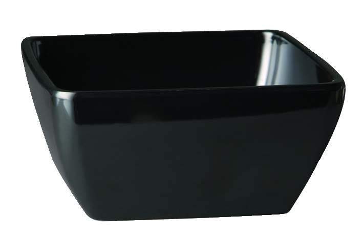APS Miska Pure 25 x 25 cm melamin černá 1 ks