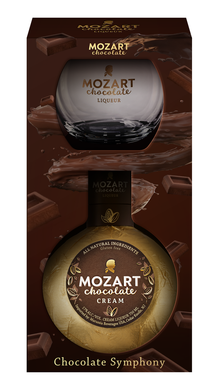 MOZART Gold 17 % 500 ml + sklo 1 ks