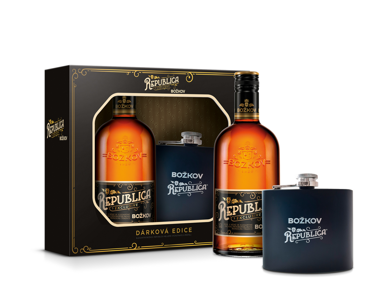 REPUBLICA 38 % 500 ml + placatka 1 ks