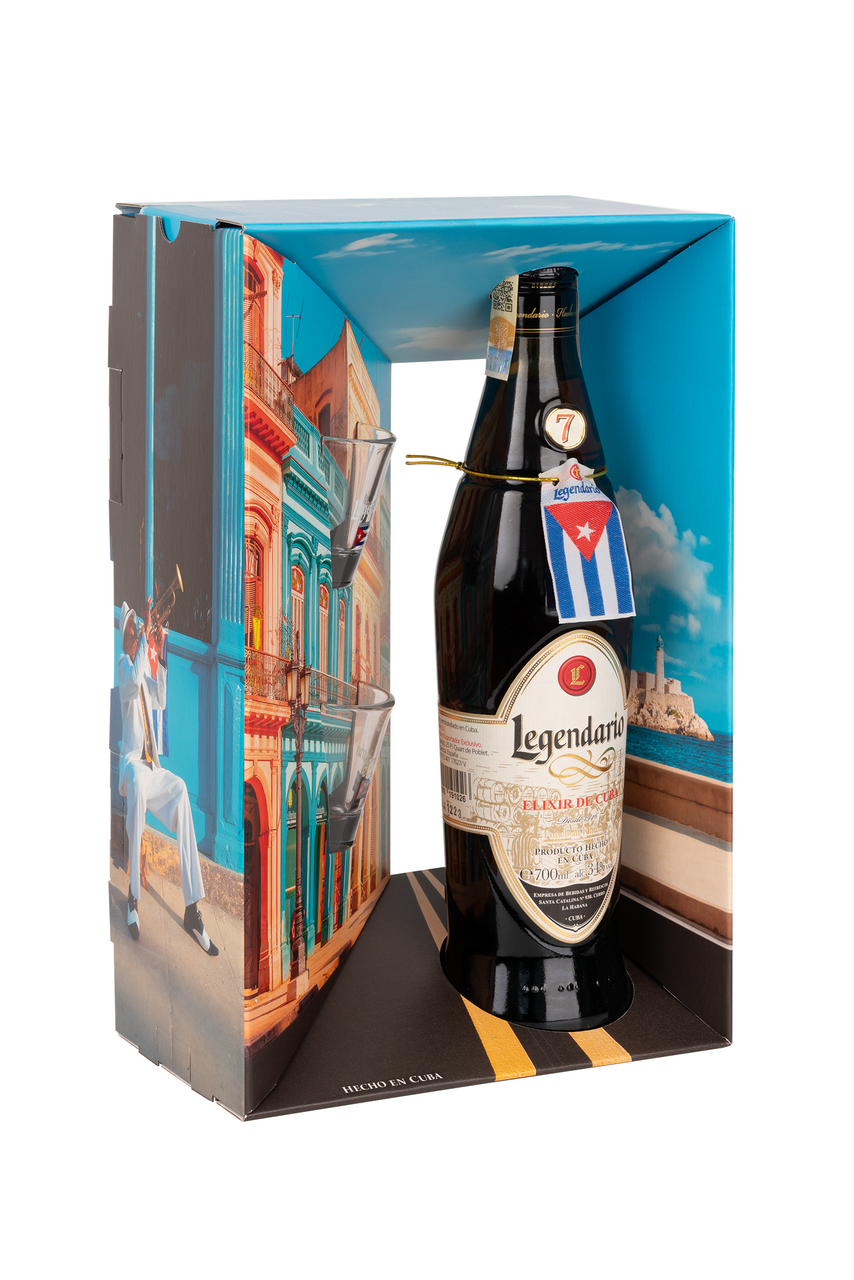 Legendario 34 % 700 ml + sklo 1 ks