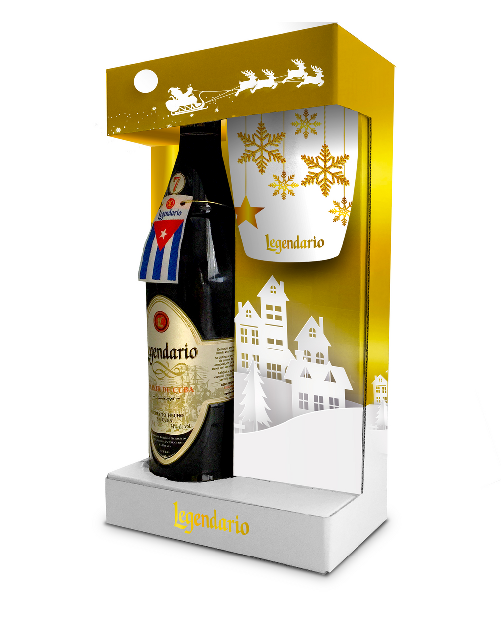 Legendario 34 % 700 ml + hrnek 1 ks