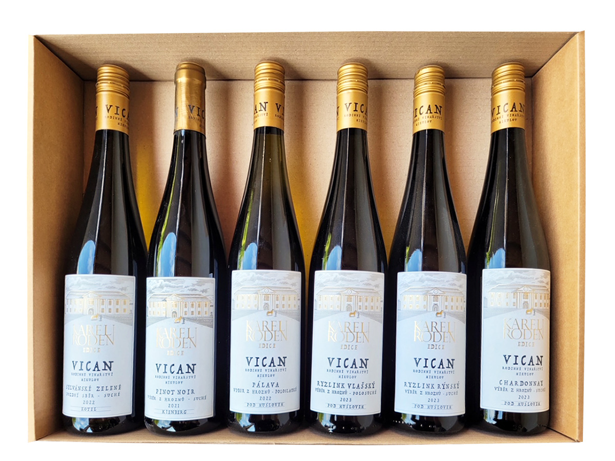 Degustační set Karel Roden 6 ks