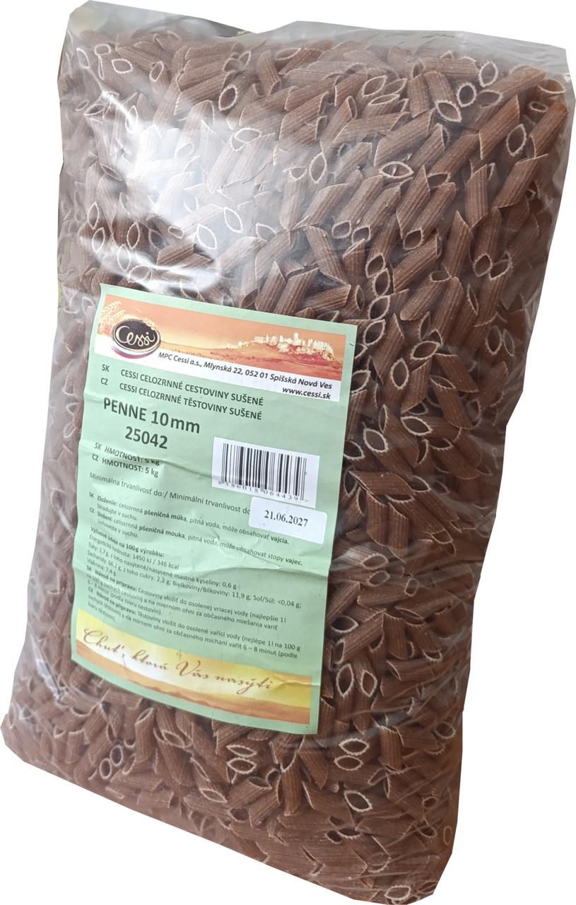 Cessi Penne celozrnné 5 kg