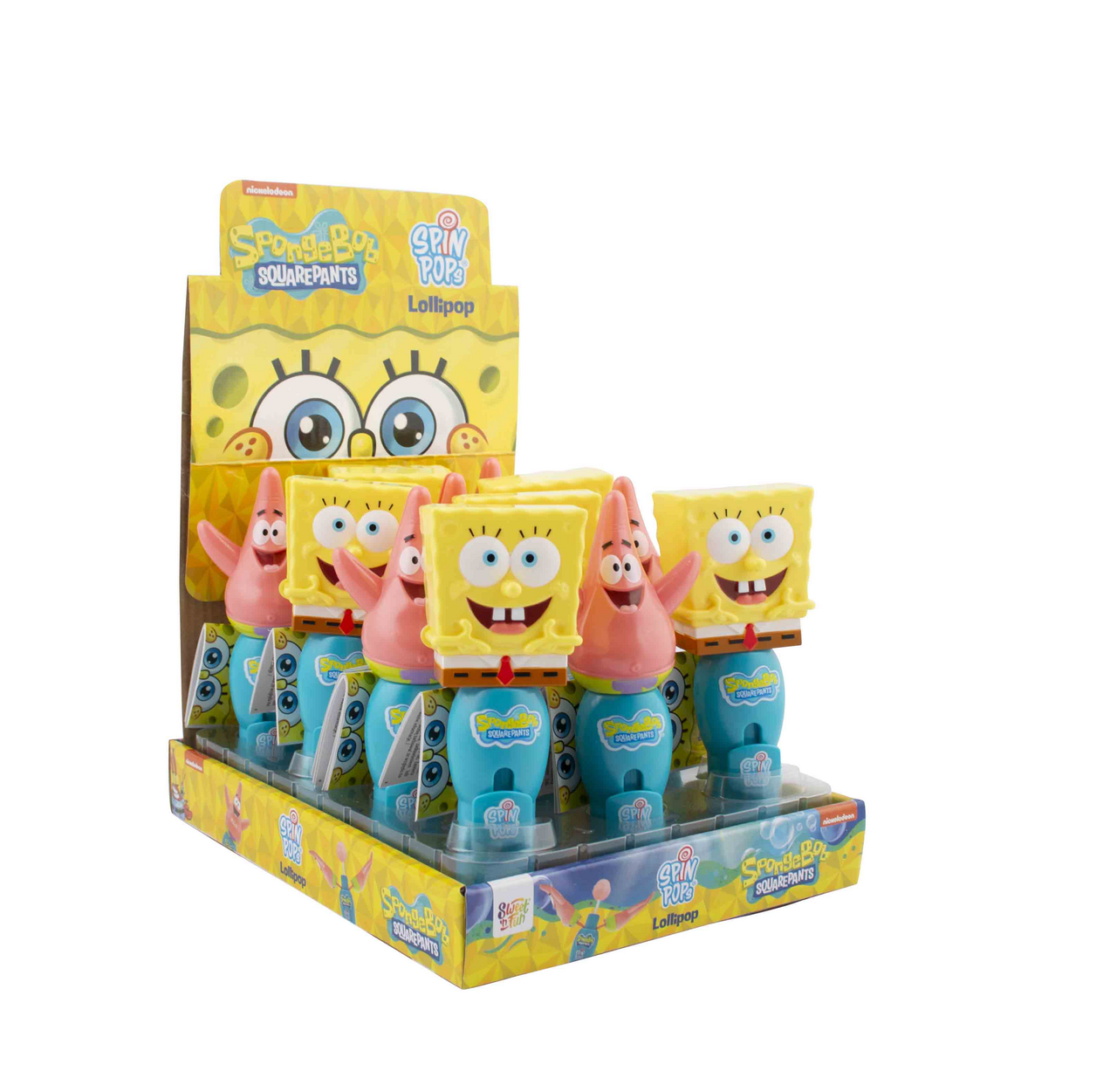 Sponge Bob Spin Pop 12 x 8 g