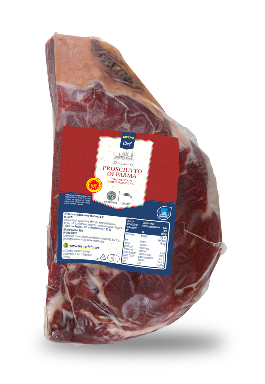 METRO Chef Parmská šunka Pelatello 1/2 chlaz. cca 2,5 kg