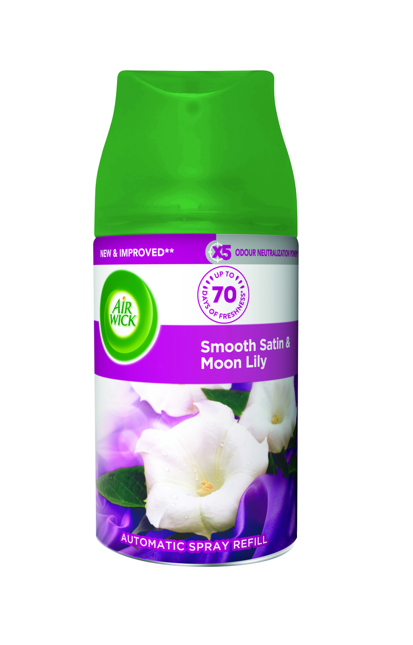 Air Wick Freshmatic náplň do osvěžovače vzduchu - Jemný satén a měsíční lilie 250 ml