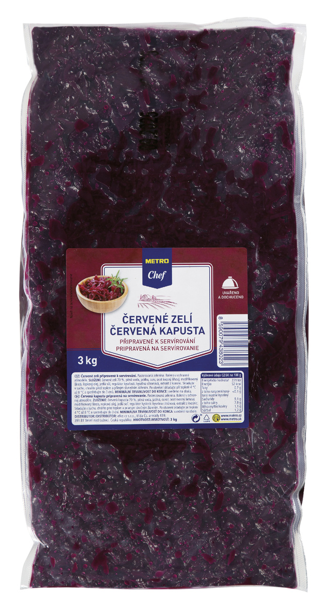 METRO Chef Červené zelí 3 kg
