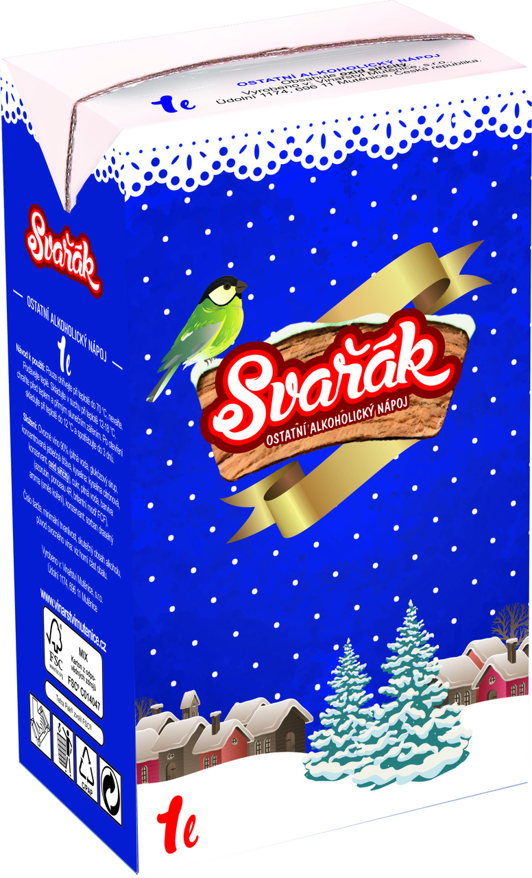 Mutěnice Svařené víno 1 l