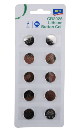 aro Baterie CR2025 Lithium 10 ks