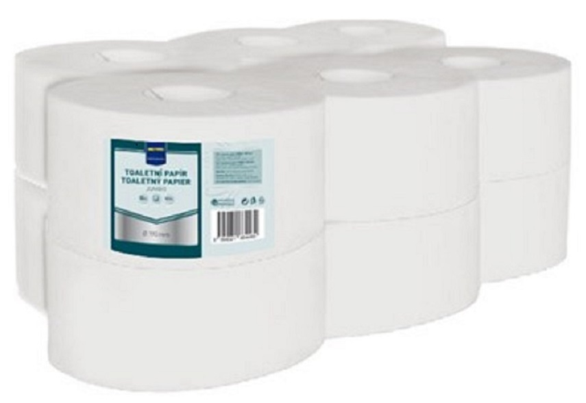 METRO PROFESSIONAL Jumbo Toaletní papír recyklovaný 2vrstvý 19 cm 120 m 12 ks