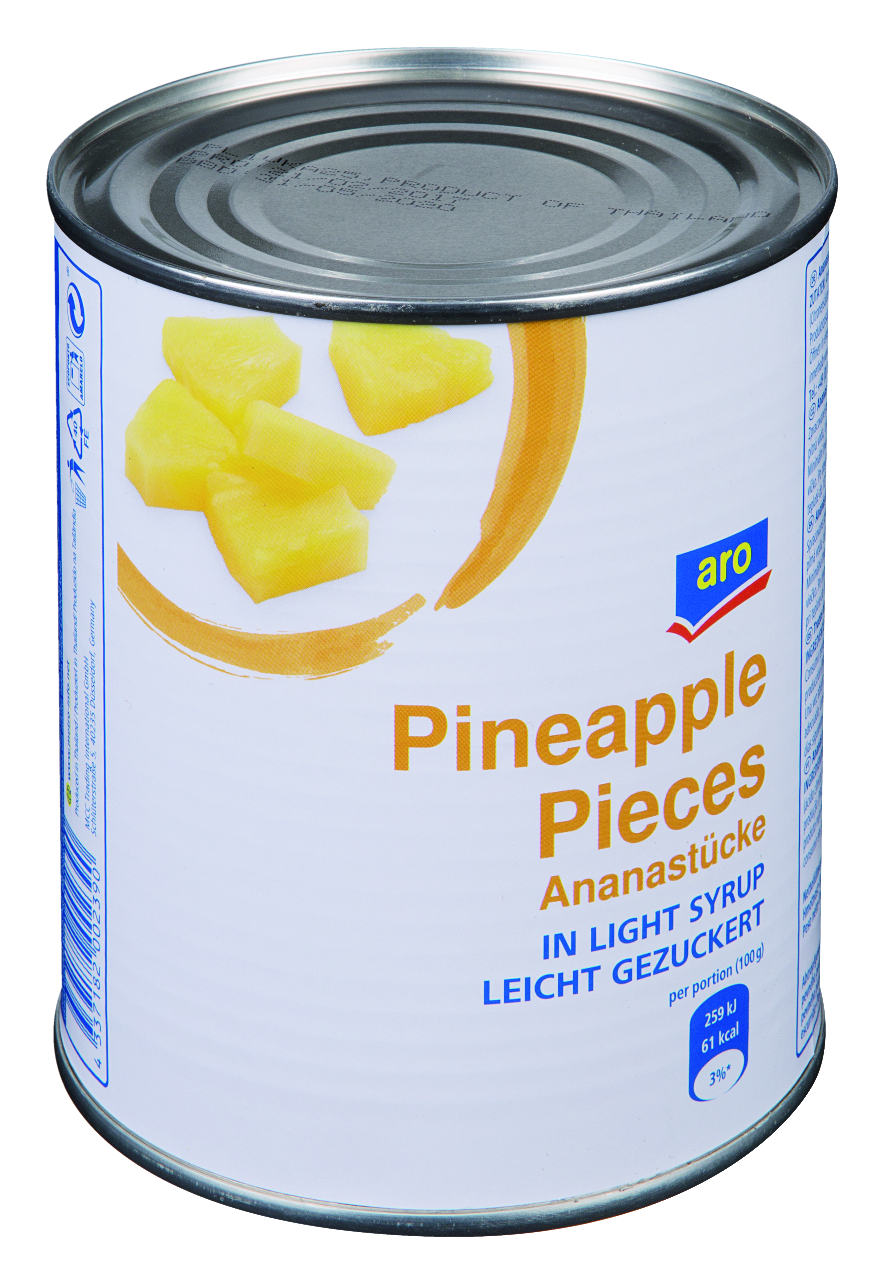 aro Ananas kousky 12 x 850 ml