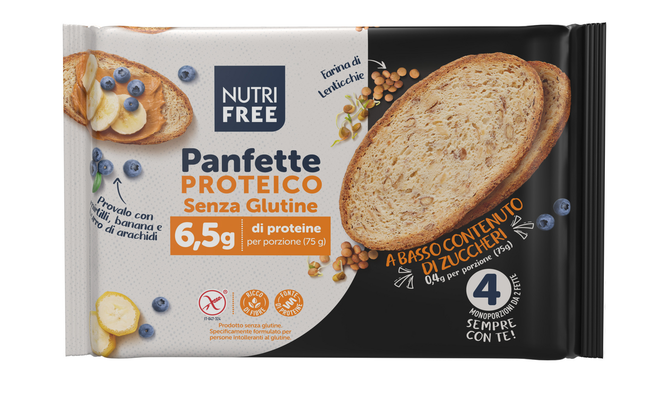 Nutrifree Chléb proteinový bezlepku 4 x 75 g