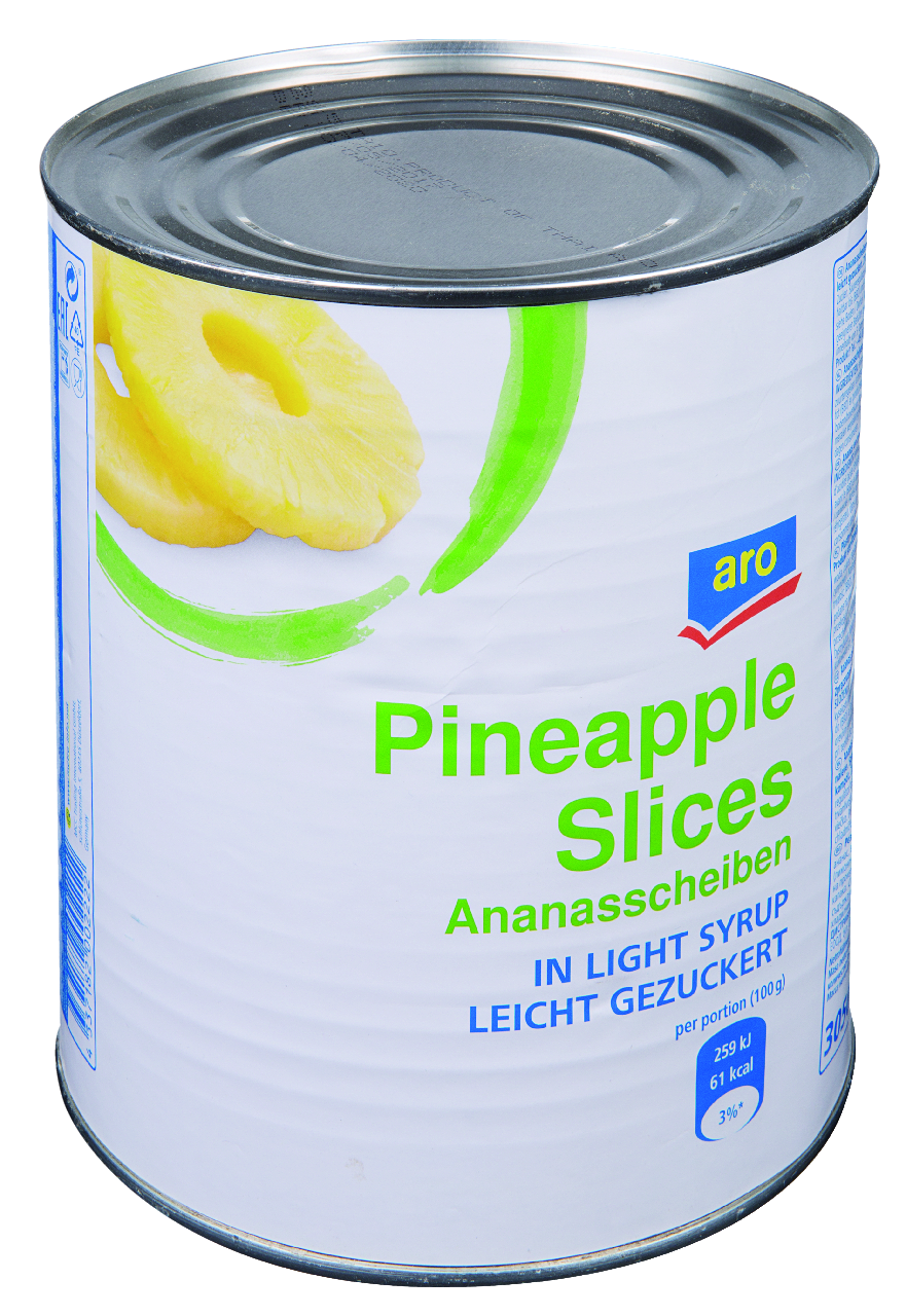 aro Ananas plátky 3 kg