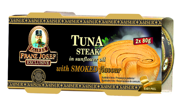 FRANZ JOSEF KAISER Tuňák celý s uzenou příchutí 2 x 80 g