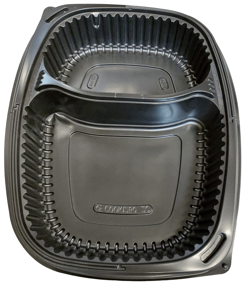 Vanička 2díl k 1250 ml polypropylen černý 40 ks