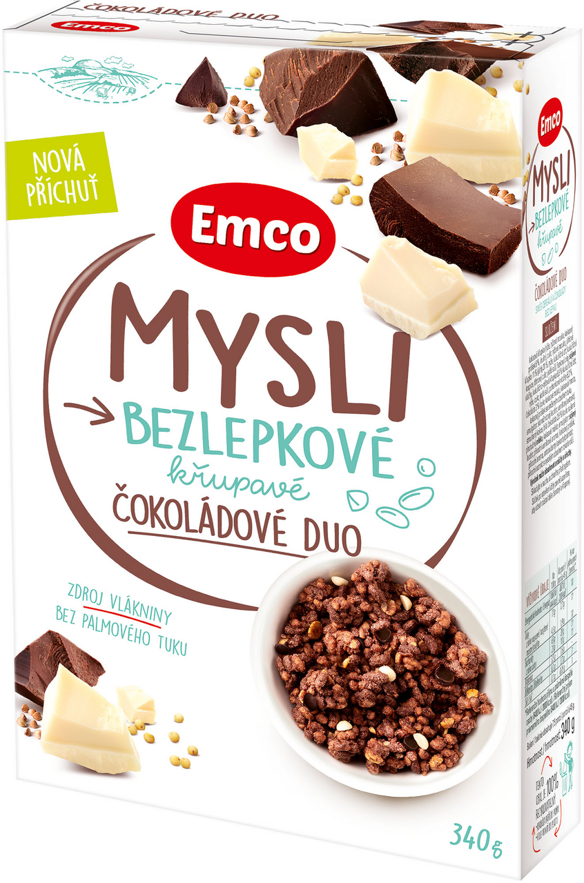MYSLI čokoládové duo bezlepku 340 g
