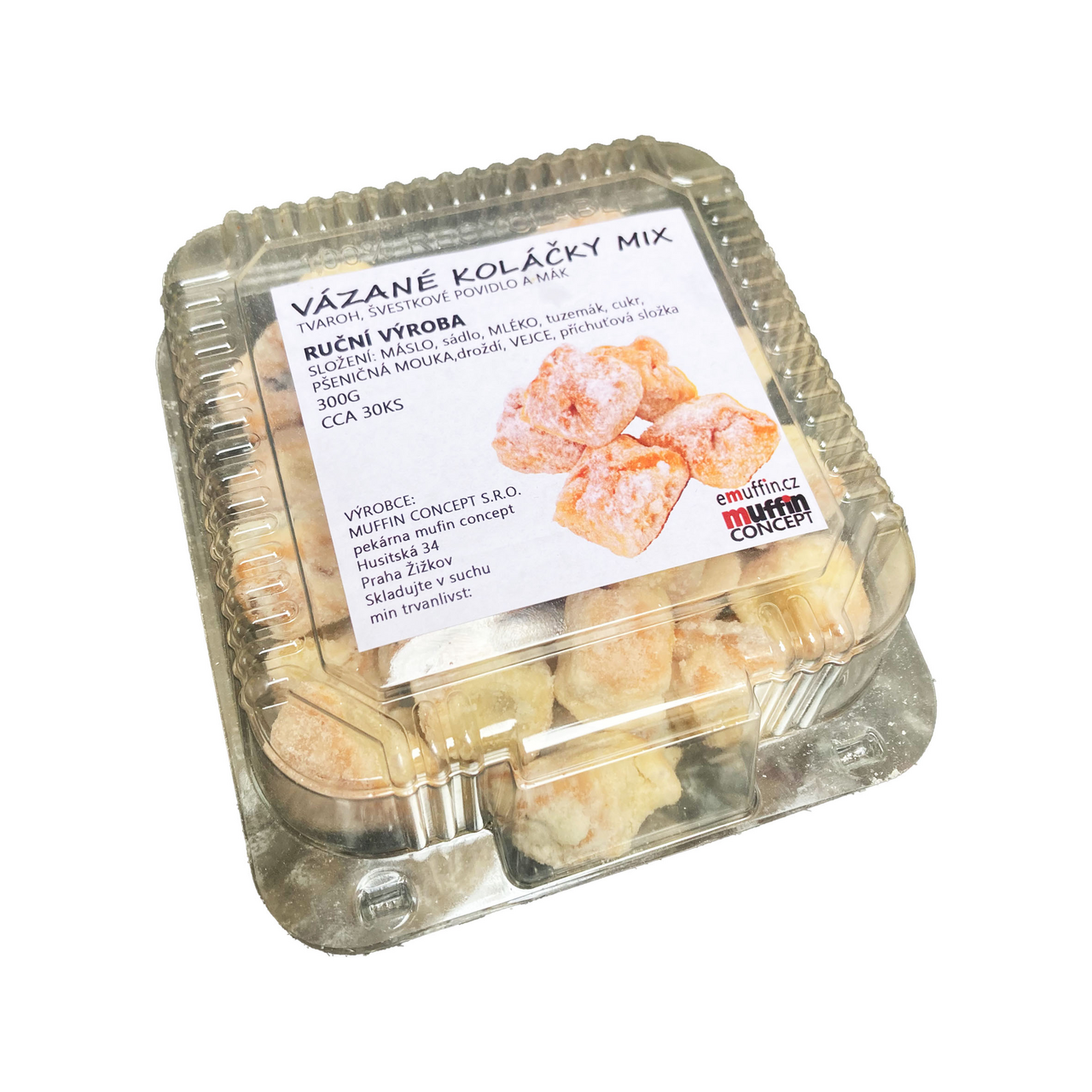 Vázané koláčky Mix 300 g