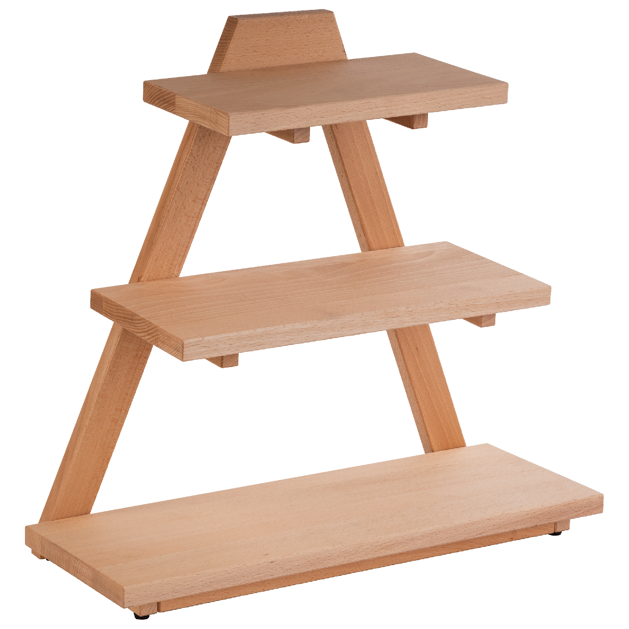 APS Stojan TRIANGL 53 x 21 cm buk dřevo béžový 1 ks