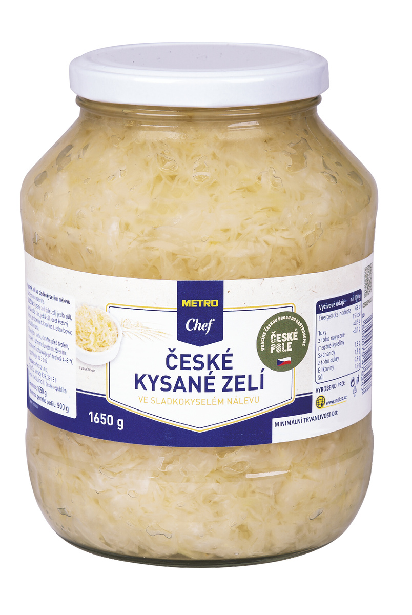 METRO Chef České zelí kysané 1,65 kg