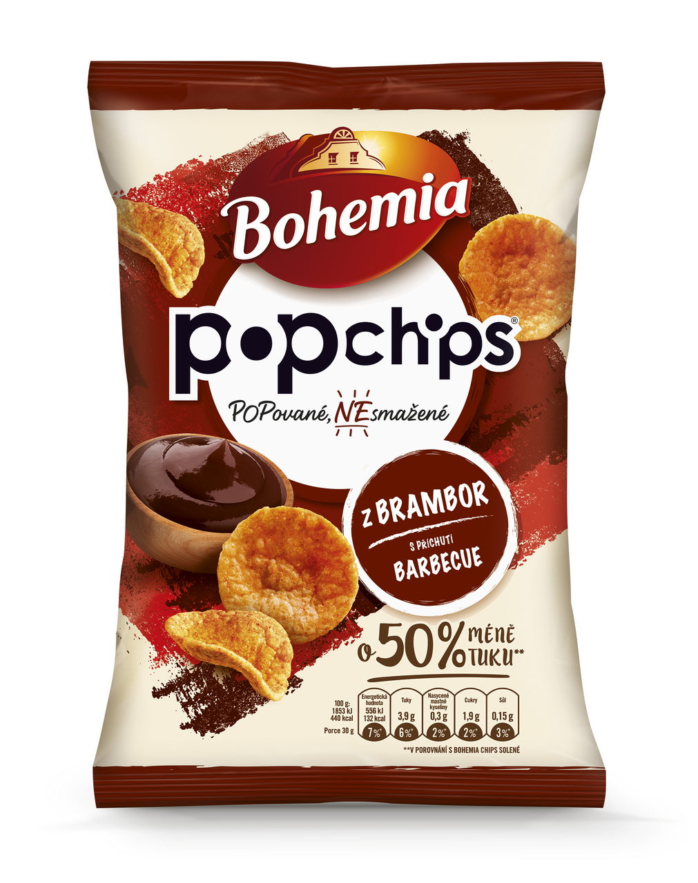 Bohemia Popchips Barbecue 65 g 