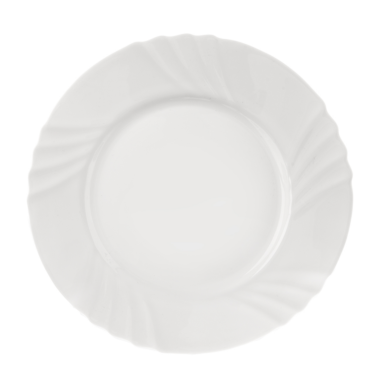 Orion Talíř mělký vlnky 25,5 cm opálové sklo 1 ks