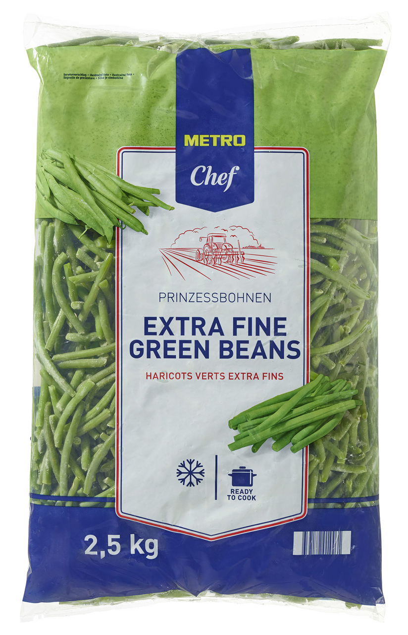 METRO Chef Fazolové lusky extra jemné mraž. 2,5 kg