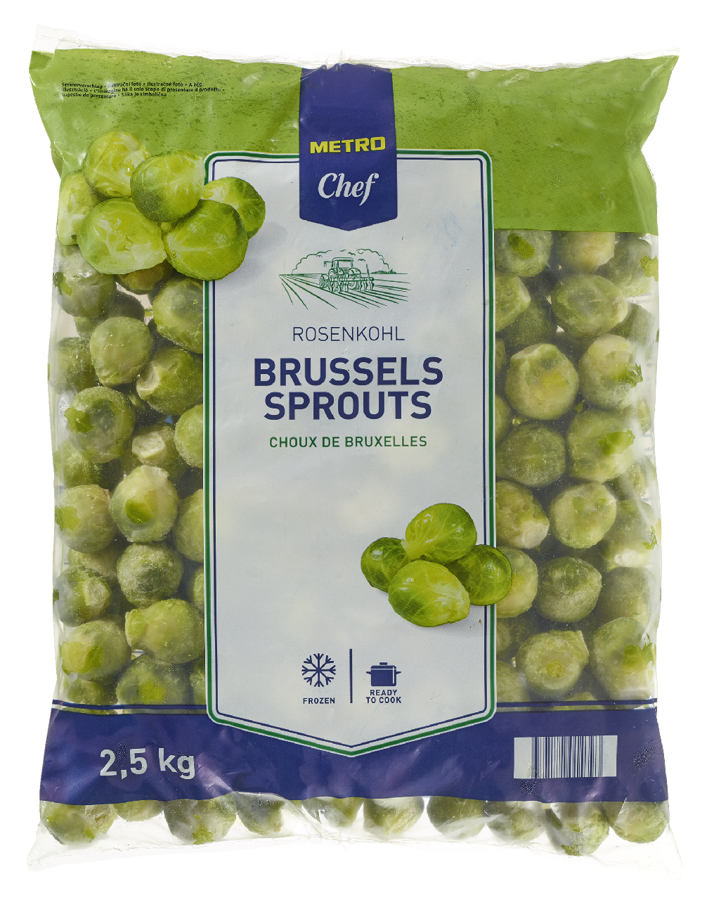 METRO Chef Kapusta růžičková mraž. 2, kg