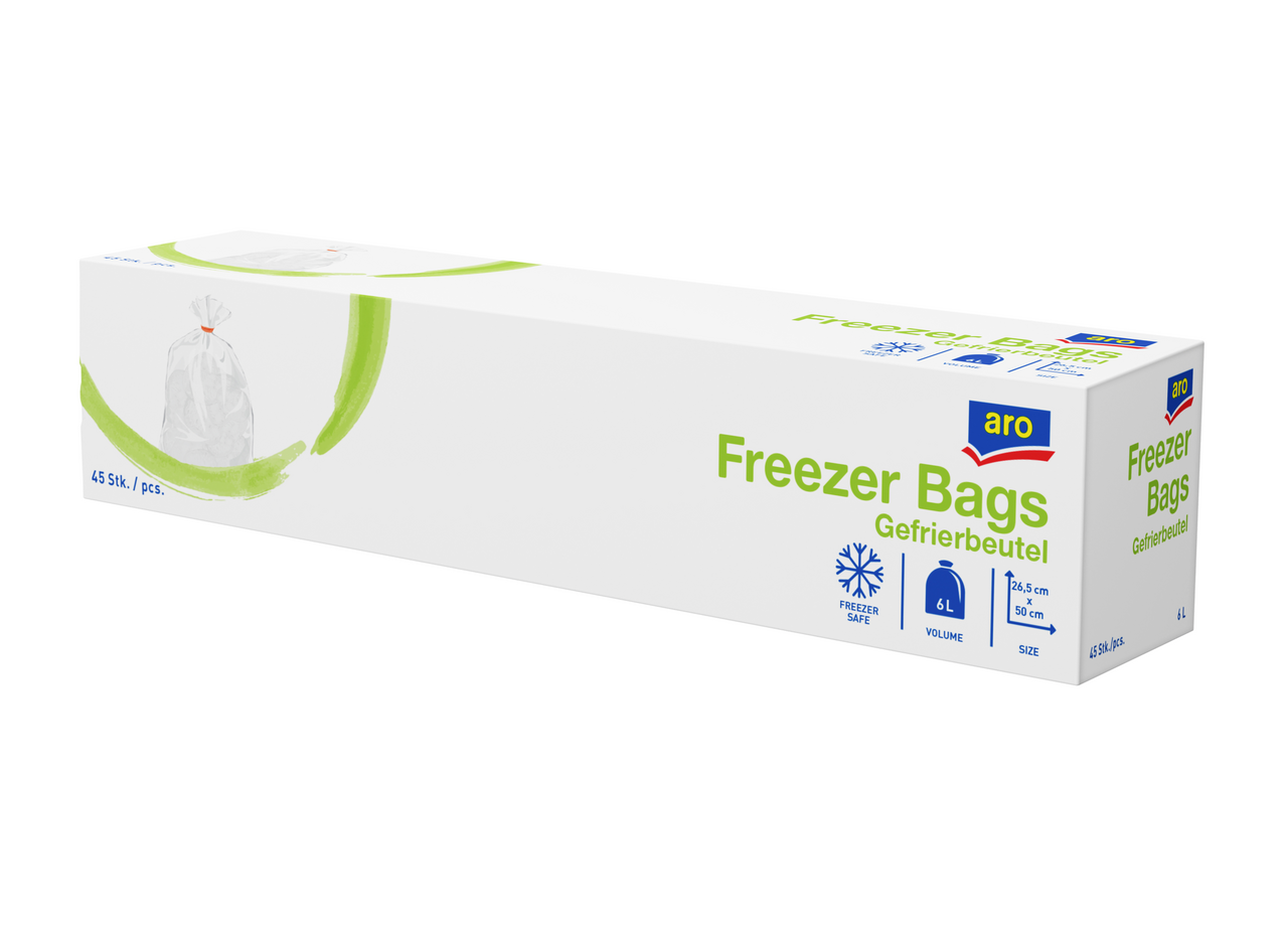 aro Sáček na mražení 6 l 3 x 45 ks