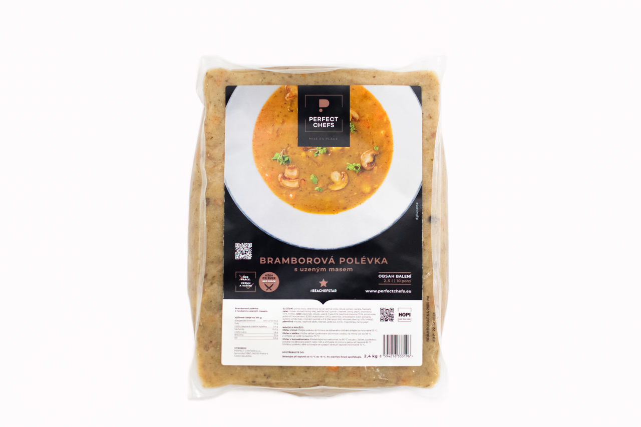 PERFECT CHEFS Polévka bramborová s uzeným masem chlaz. 2,4 kg