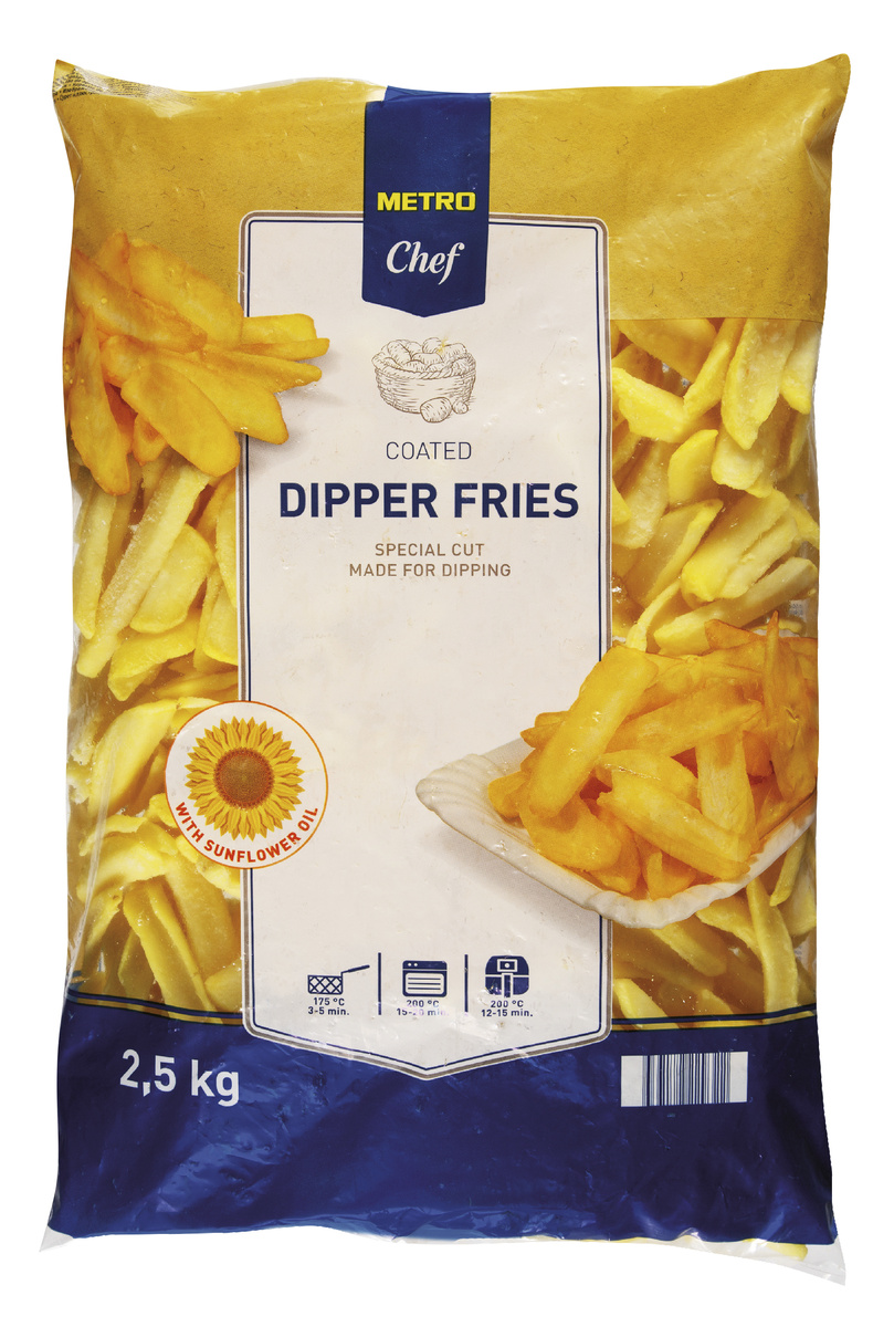 METRO Chef Hranolky Coat Dippers mraž. 2,5 kg