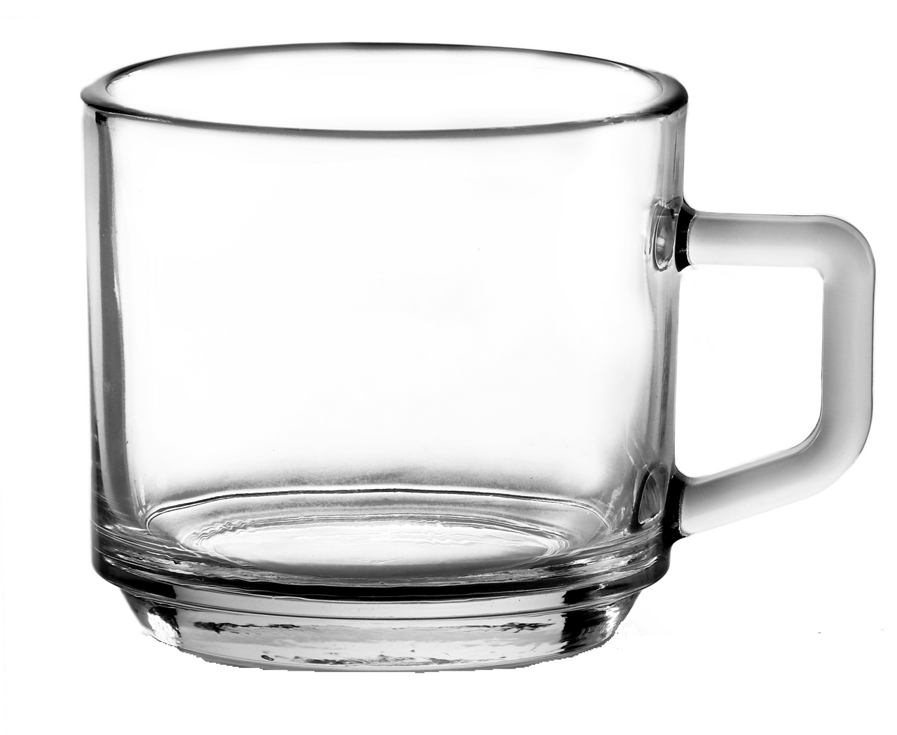 VALUE Hrnek stohovatelný 180 ml sklo 4 ks