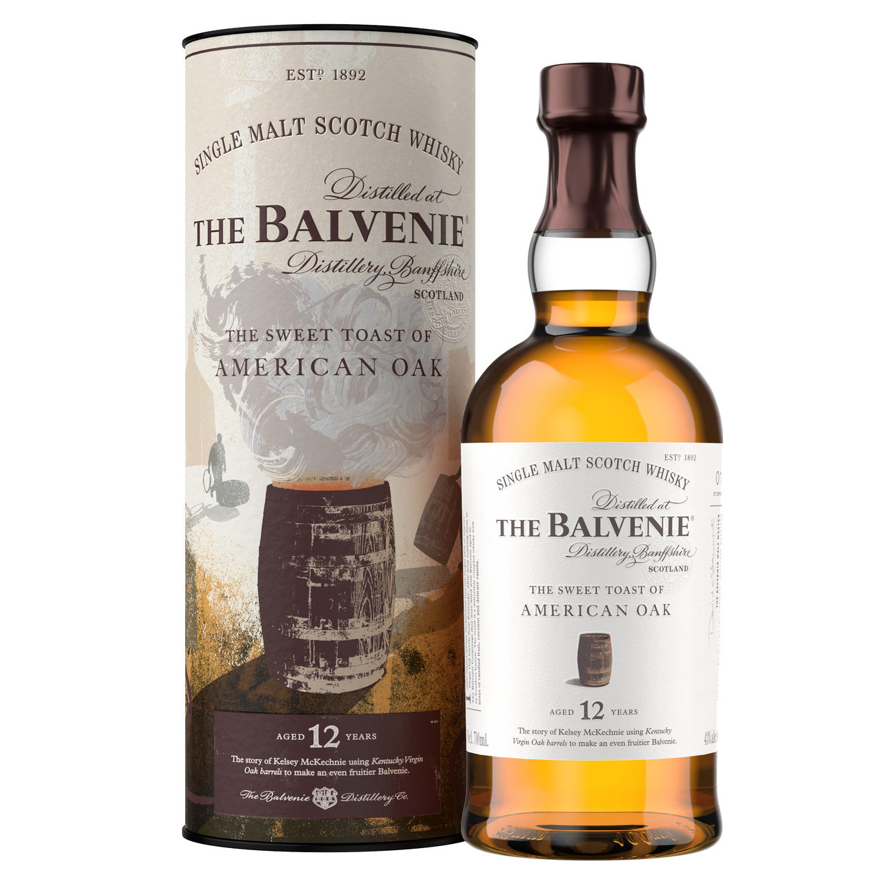 BALVENIE 12 yo American Oak 43% 700 ml