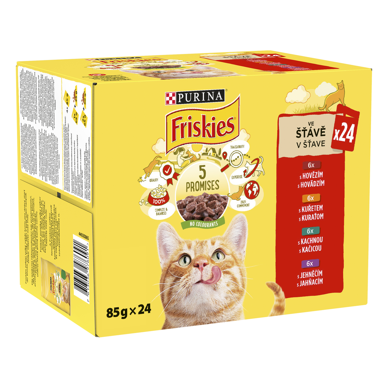 PURINA Friskies Cat kuře/ hovězí 24 x 85 g