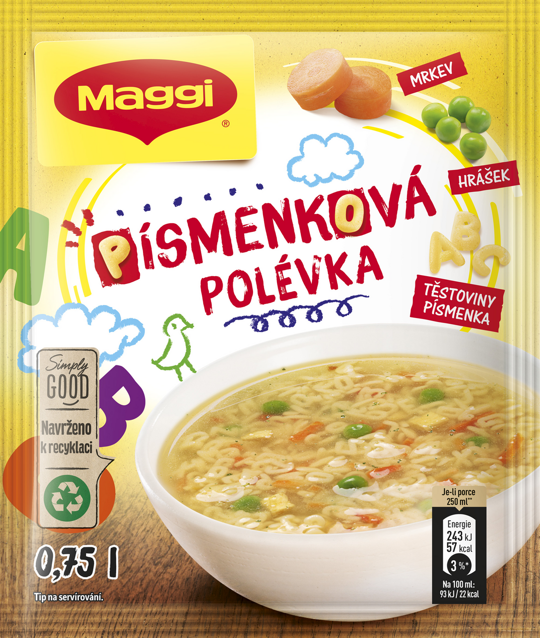 Maggi Polévka písmenková 51 g