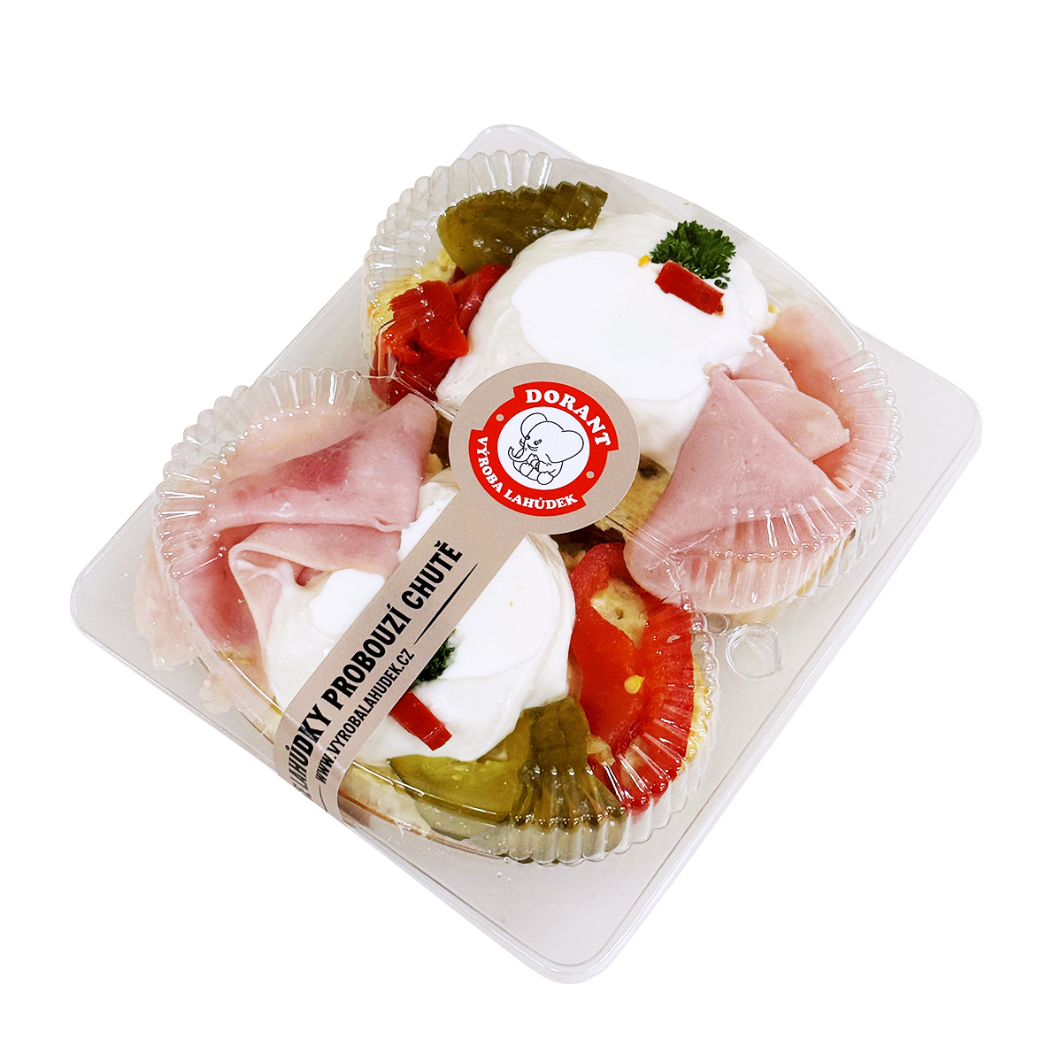 Chlebíček vejce šunka chlaz. 2 x 90 g