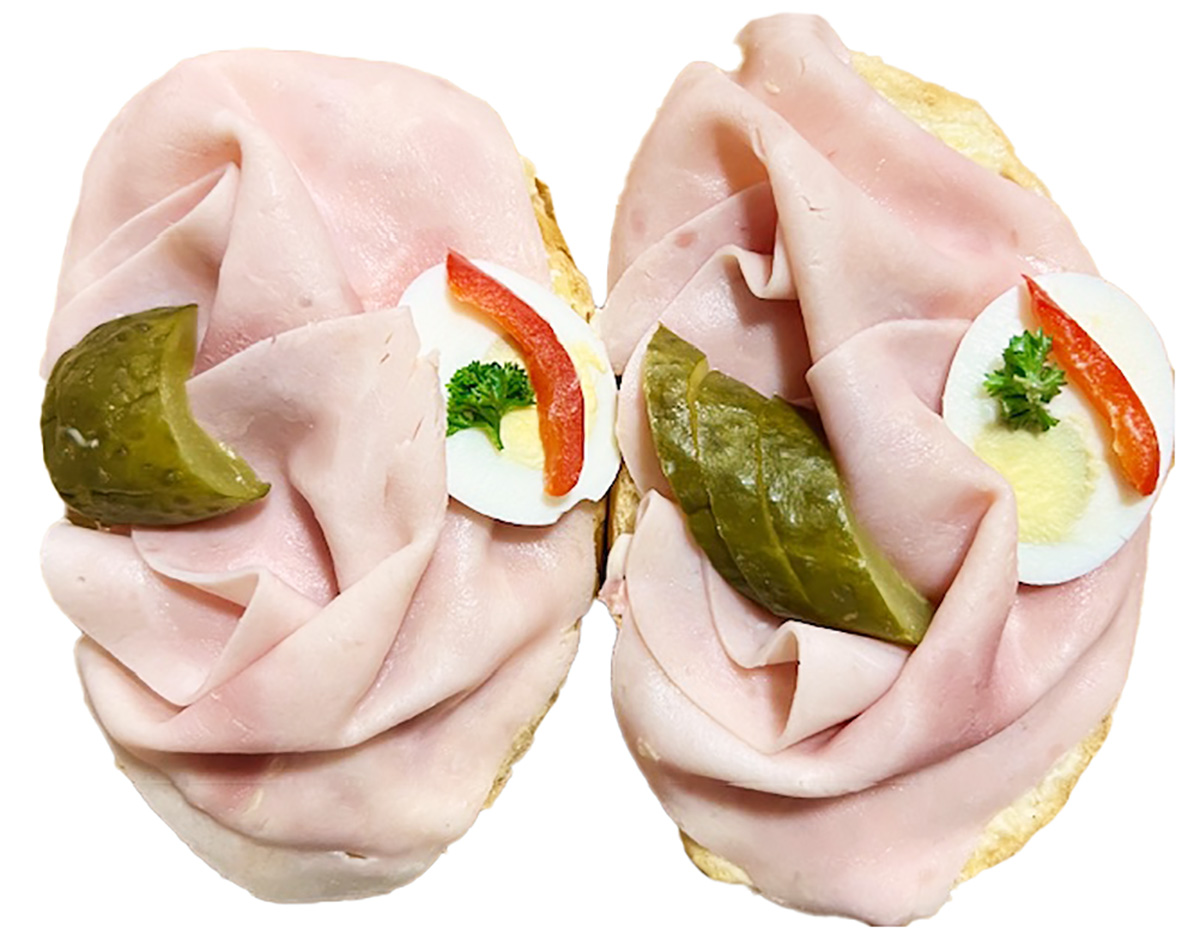 GRAND LAHŮDKY Duo Chlebíček šunka chlaz. 2 x 110 g