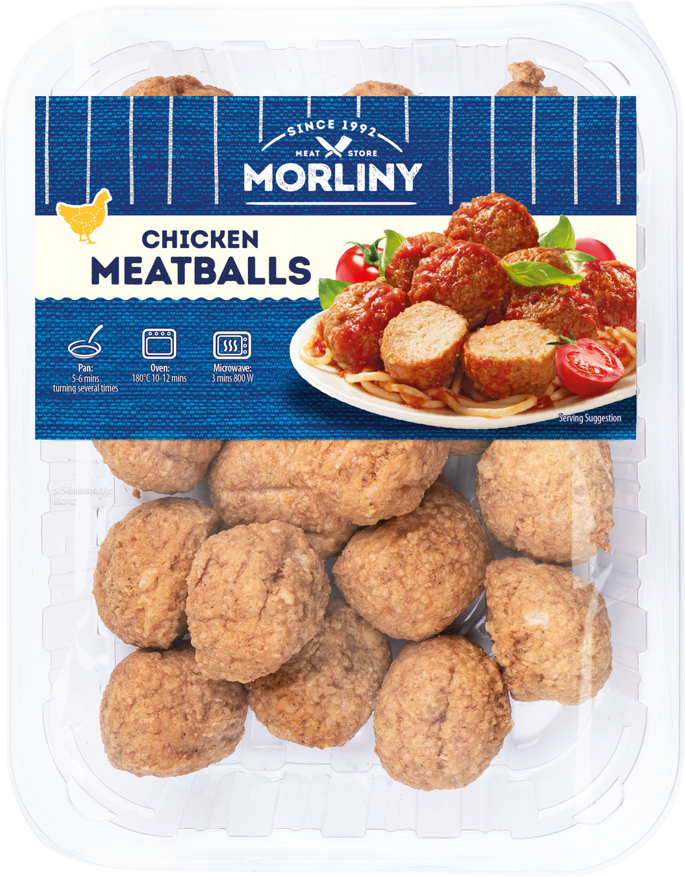 MORLINY Kuřecí masové kuličky 350 g