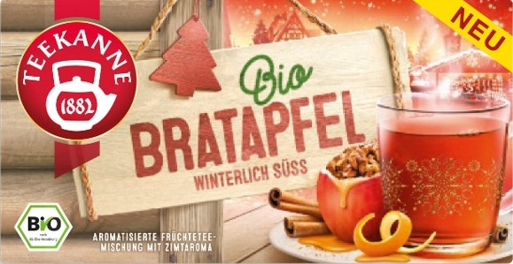 TEEKANNE Čaj Bratapfle BIO 40,5 g