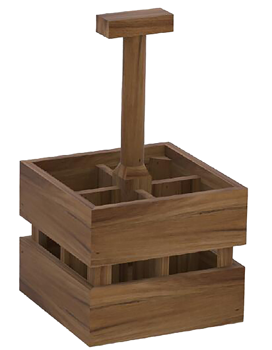 METRO PROFESSIONAL Stojan menážka 15 x 15 cm dřevo 1 ks