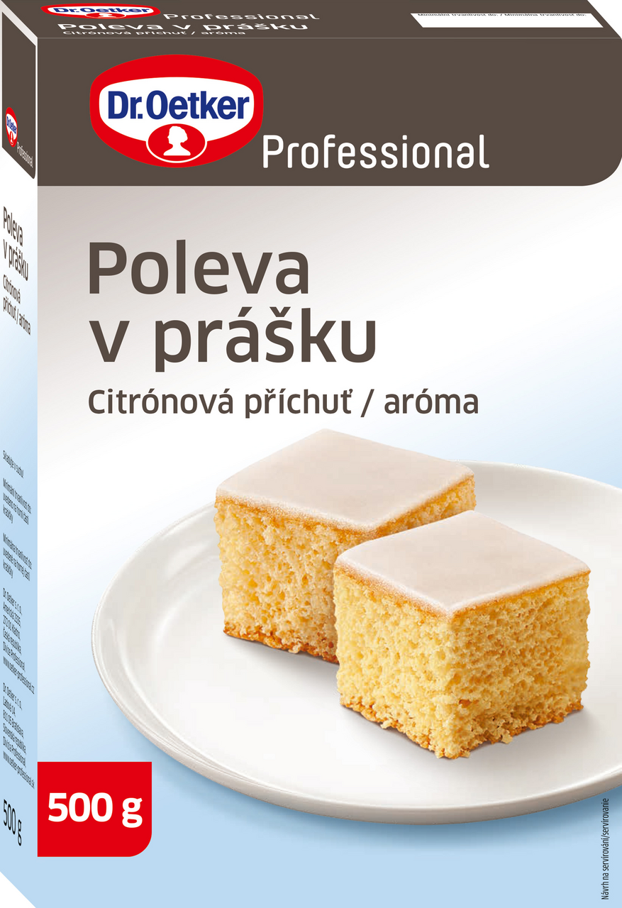 Dr. Oetker Poleva citrónová 500 g