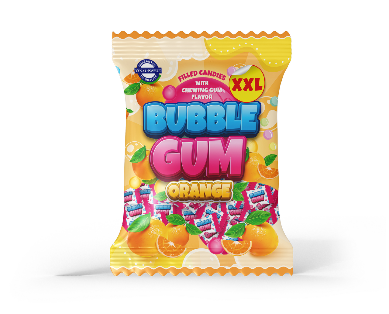BUBBLE GUM Orange 300 g