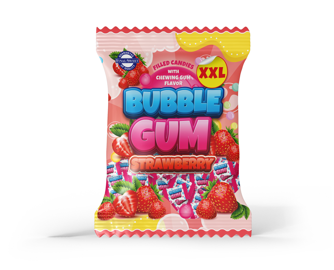 BUBBLE GUM Jahoda 300 g