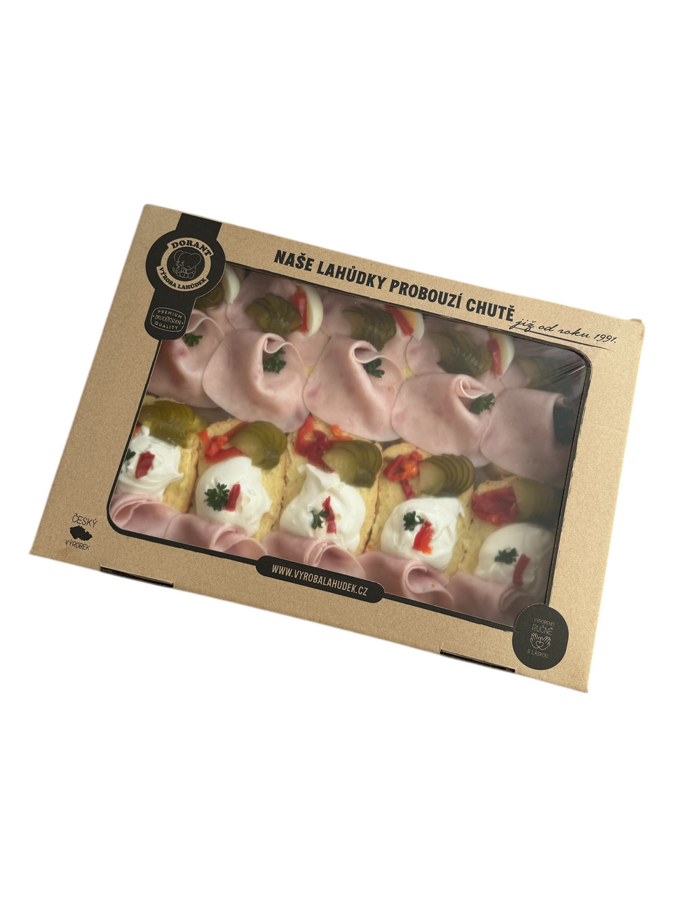 DORANT Box chlebíčků mix chlaz. 10 x 87 g