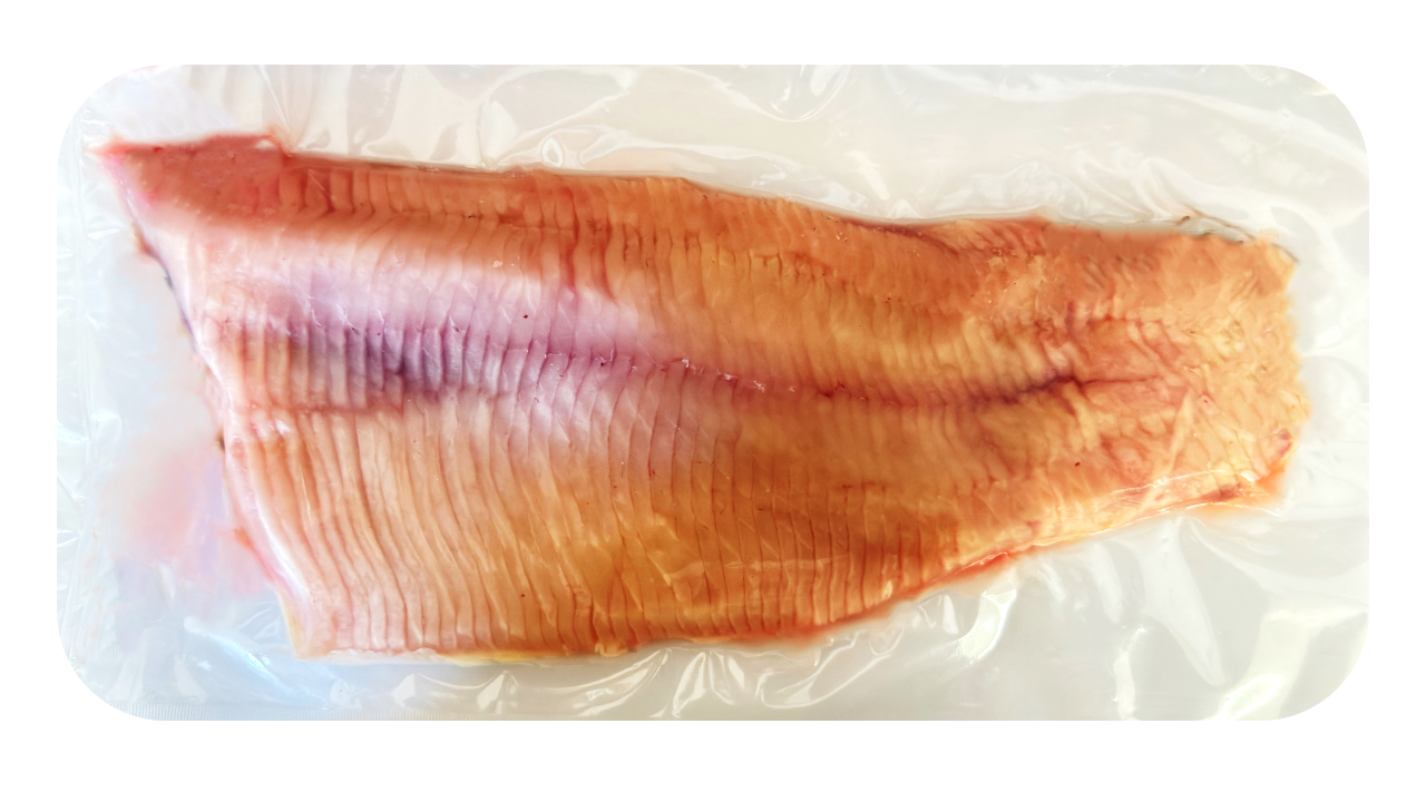 Kapr filet s kůží vakuum mraž. 300 - 600 g