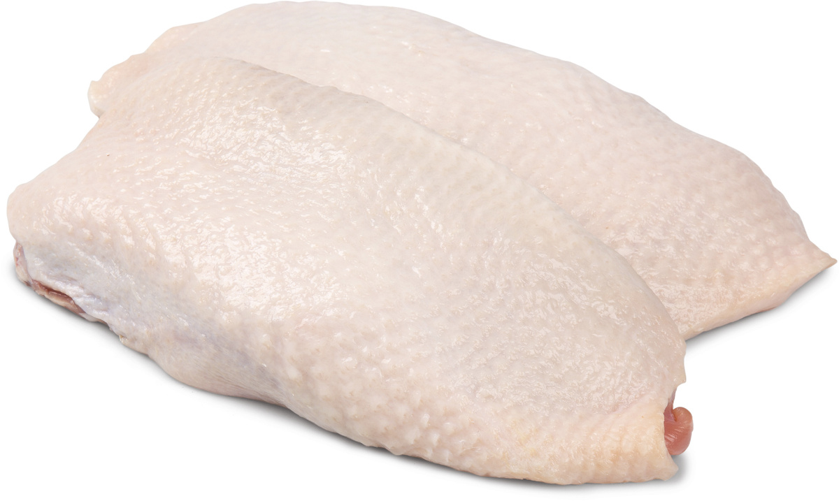 Kachní prsa bez kosti s kůží chlaz. cca 1 kg