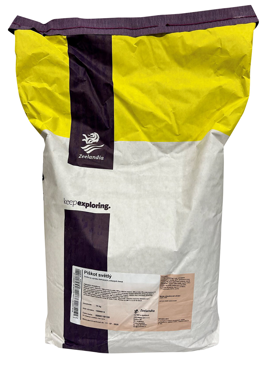 Zeelandia Piškot světlý suchá směs 15 kg