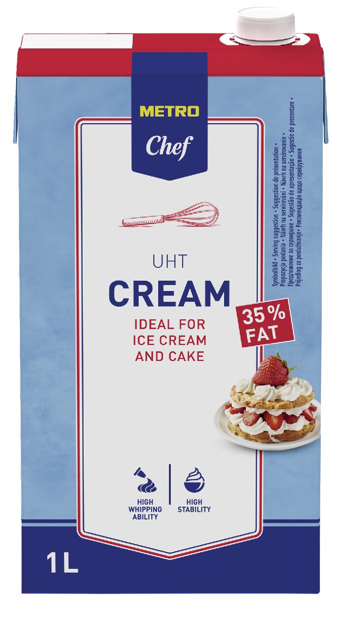 METRO Chef Smetana 35 % chlaz. 1 l UHT
