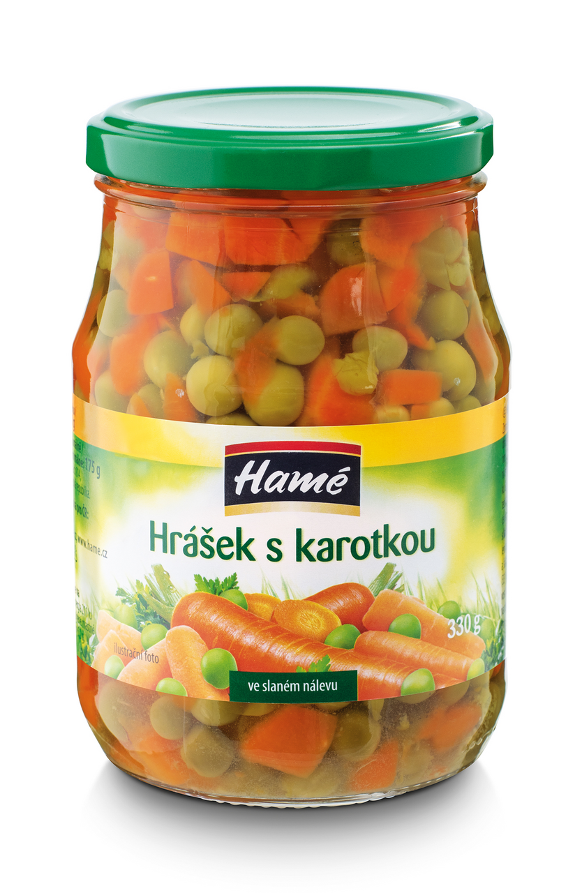 Hamé Hrášek karotka 10 x 330 g