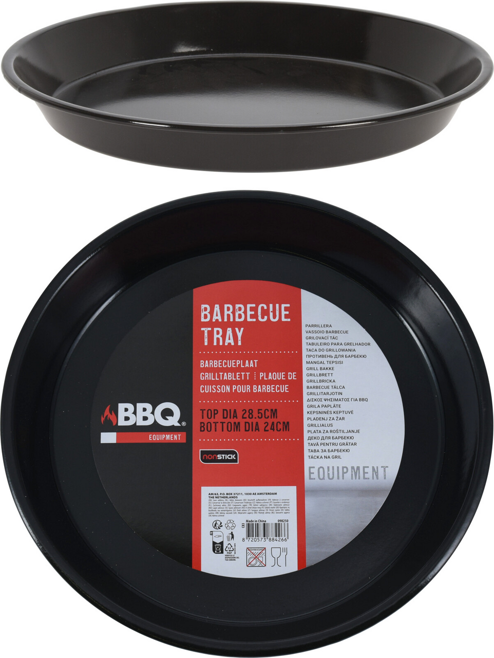 Koopman BBQ Odkapávací miska 28 cm 1 ks